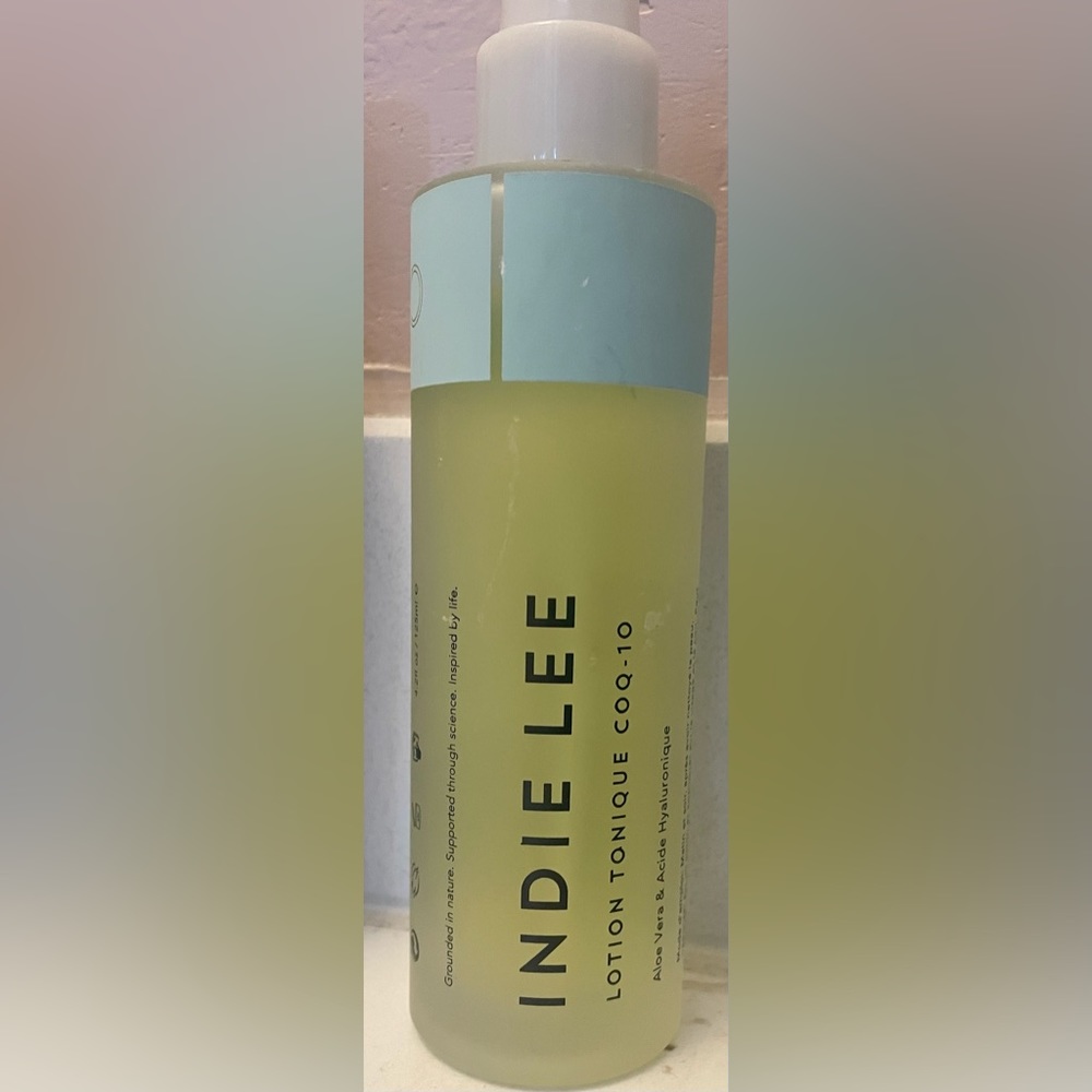 Indie lee coq10 toner aloe and hyaluronic acid 4.2 fl.oz.